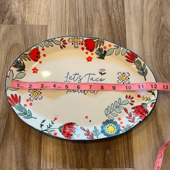 Ceramic serving platter dish NWOT - Picture 7 of 8